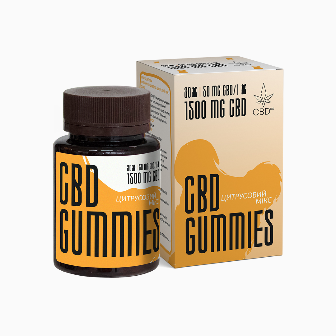 CBD ведмедики «Цитрусовий мікс»
