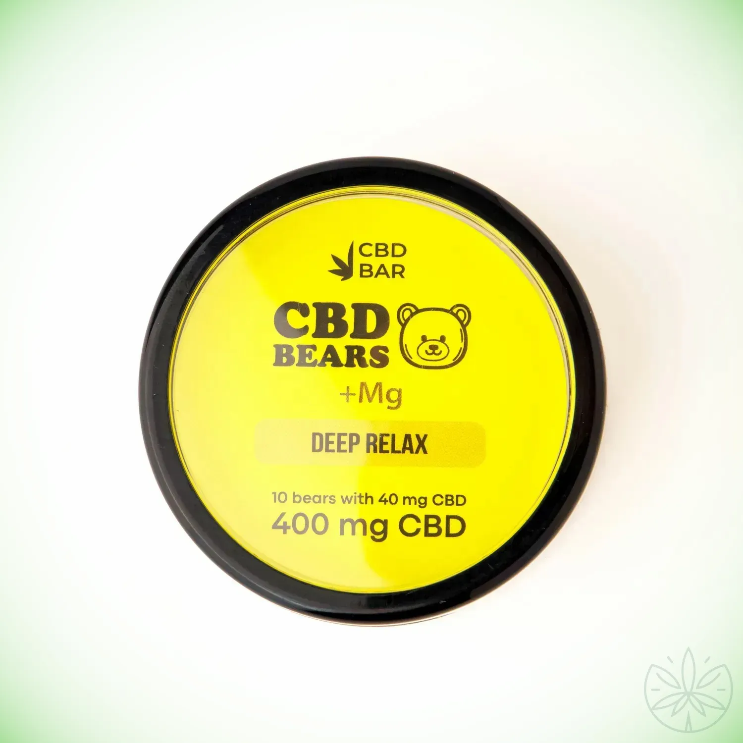 CBD Желейні ведмедики з магнієм "Deep Relax", 400 мг КБД, 200 мг магнію, лимон, 10 шт